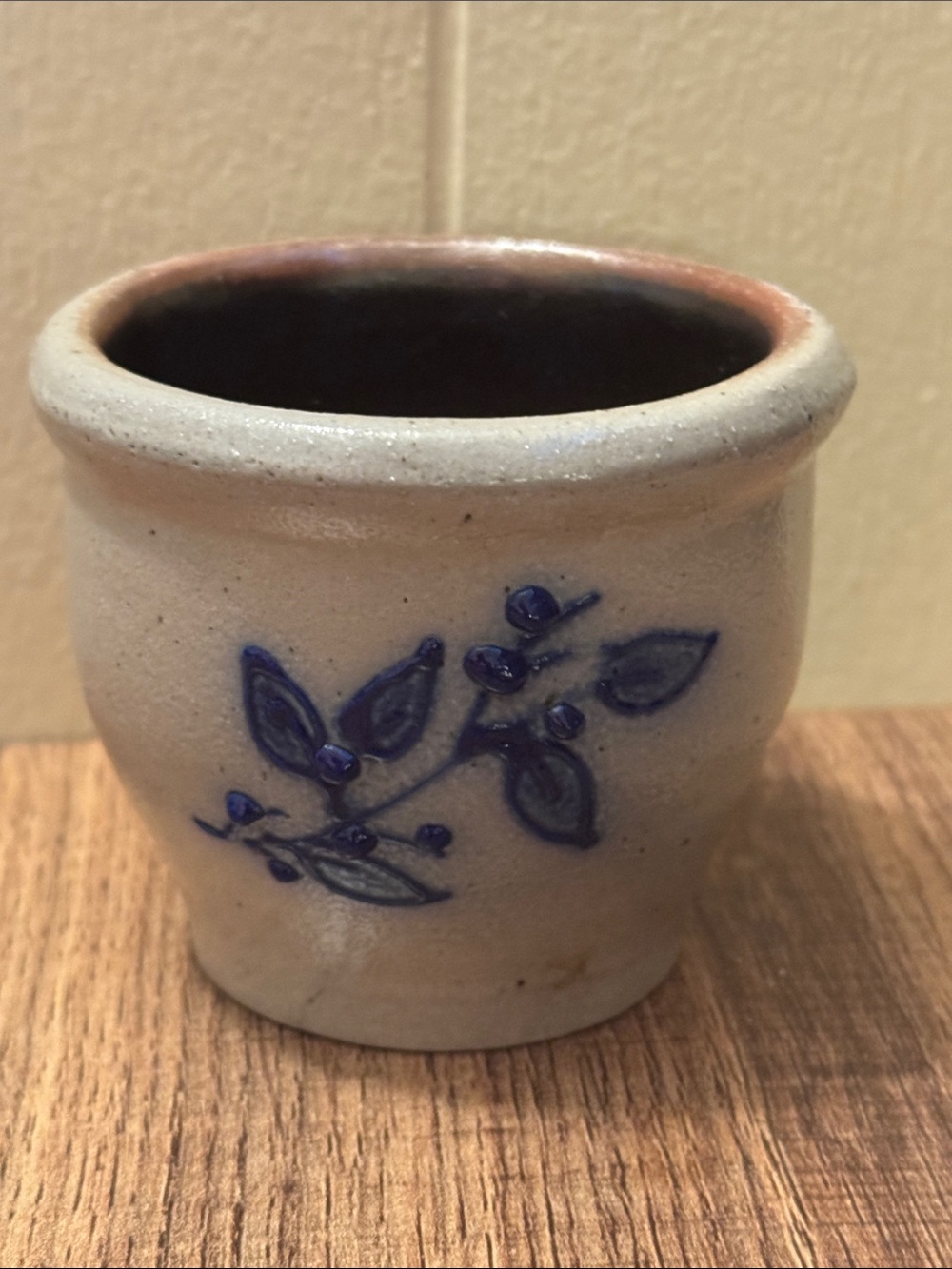 Salmon Falls Pottery Blueberry Votive ~ 1993